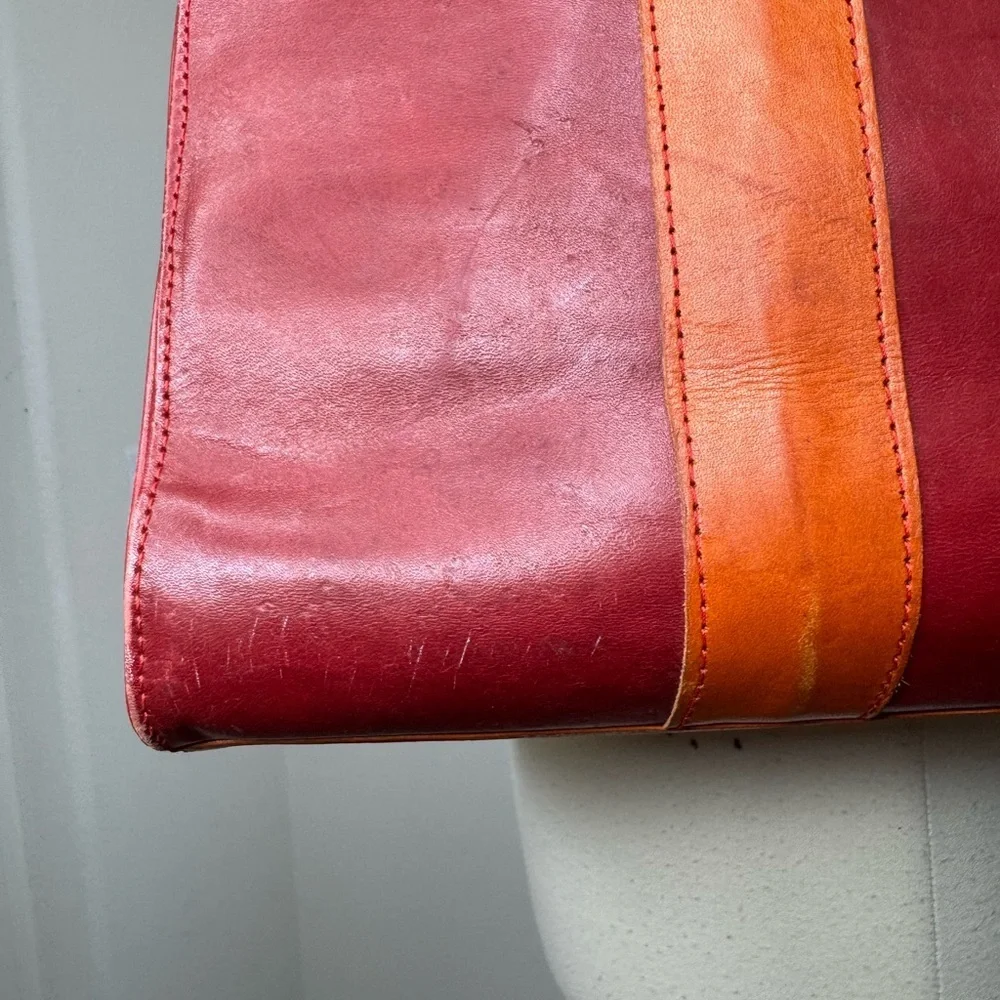 Leaders in Leather Vintage Leather Tote Bag